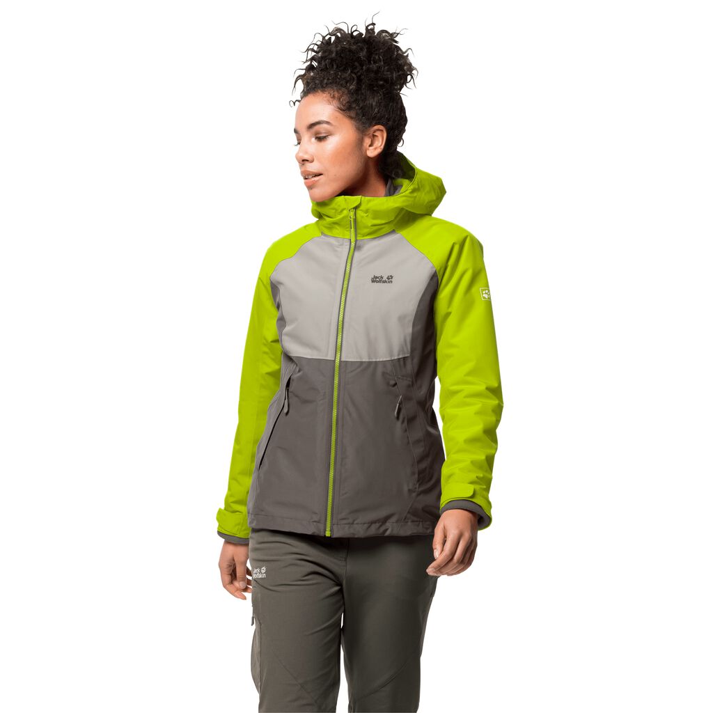 Jack Wolfskin MOUNT ISA Vestes Femme Vert Clair - QXDBSYL-39